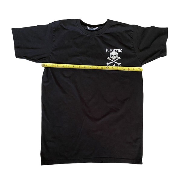 I Bahamas Mens S Pirates Surrender the Booty Black Cotton Tshirt Nassau Souvenir - Picture 4 of 7